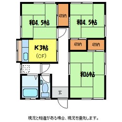 伊那北駅 徒歩27分 1階の物件間取画像